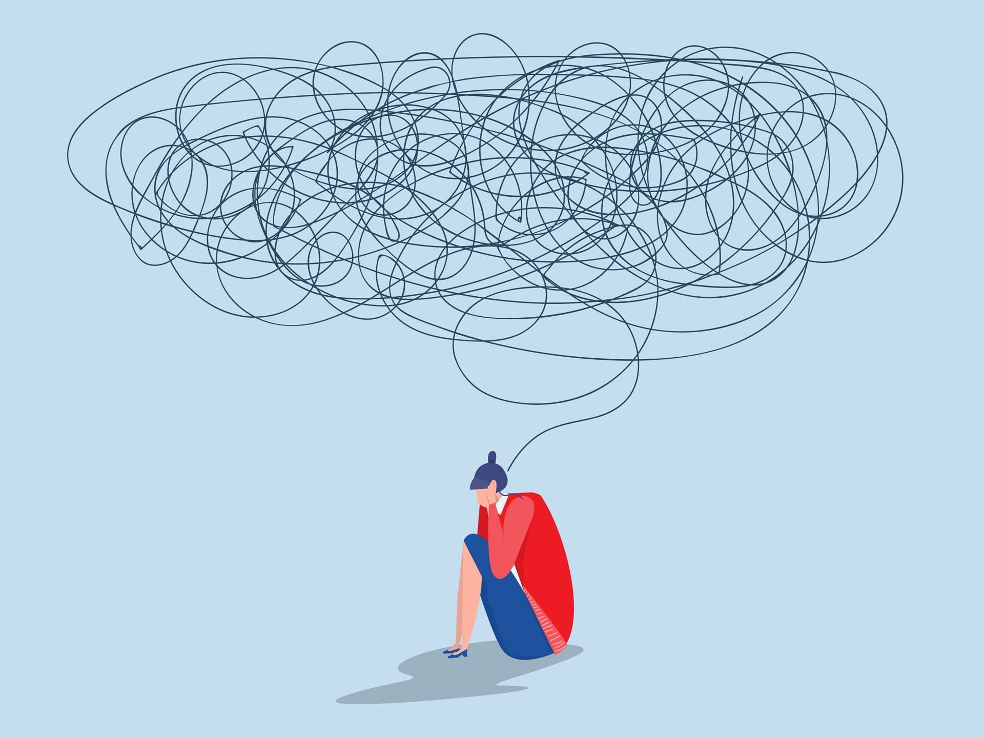 Depression and fatigue can make you dread most of the tasks. (Image via Vecteezy/ Muhammed Useng)